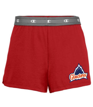 Champion GLACIERS CHAMPION WOMENS ESSENTIAL SHORT RED 8215BL