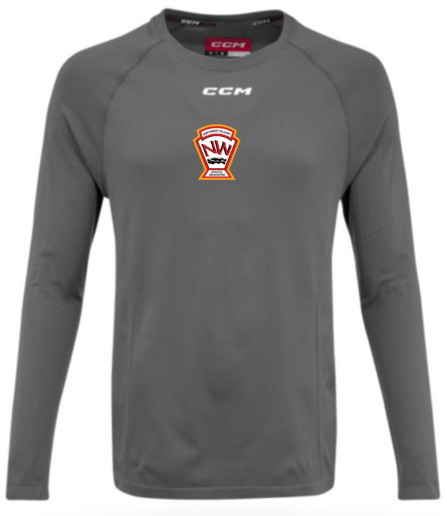 NWCAA CCM TRAINING LS SHIRT