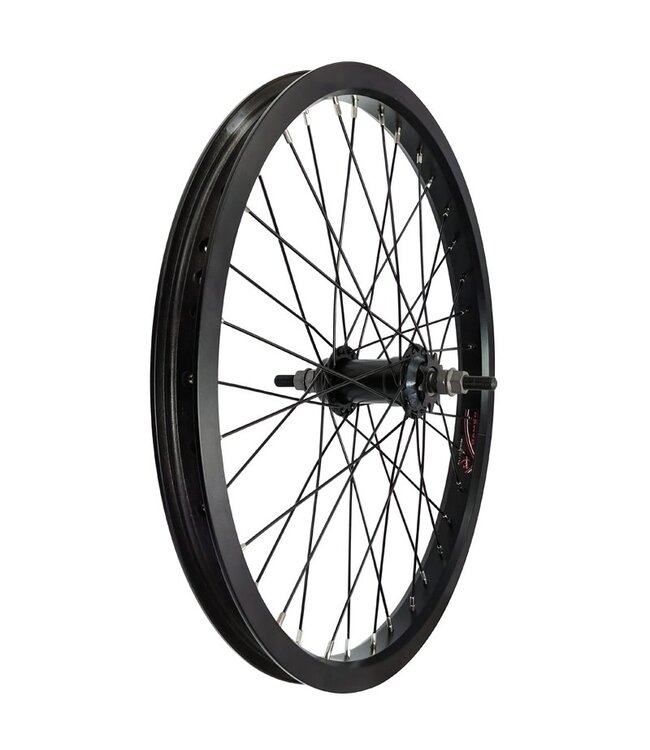 DAMCO 20" REAR BMX WHEEL 3/8 DOUBLE WALL 9T BLACK