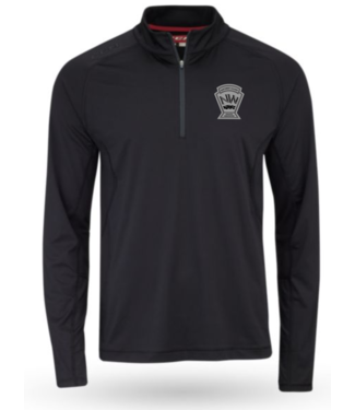 CCM NWCAA CCM 1/2 ZIP TRAINING TEE BLACK