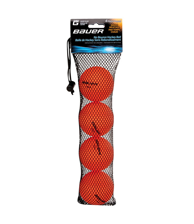 BAUER HYDROG WARM WEATHER  BALL 4PACK