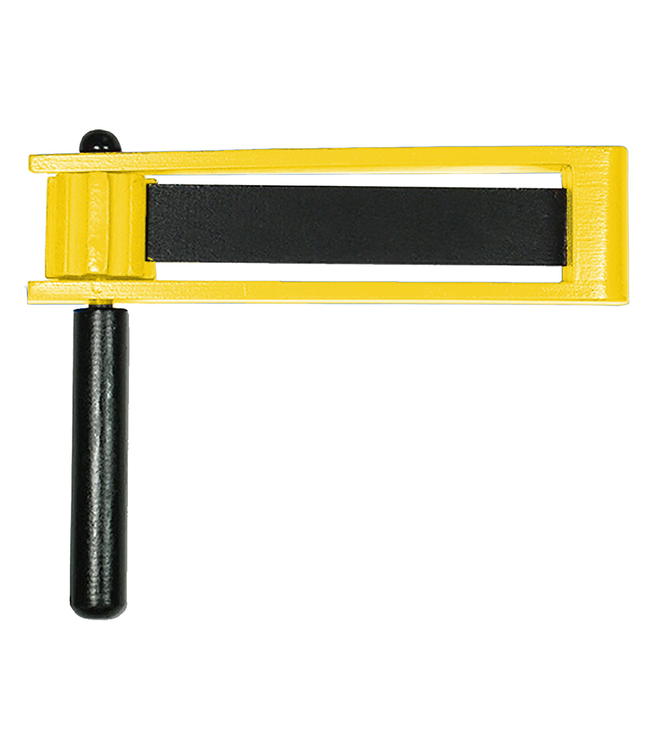 BLUE SPORTS WOOD RATTLE YELLOW