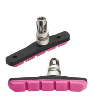 Jagwire JAGWIRE SPORT V-BRAKE PADS PINK (PAIR)
