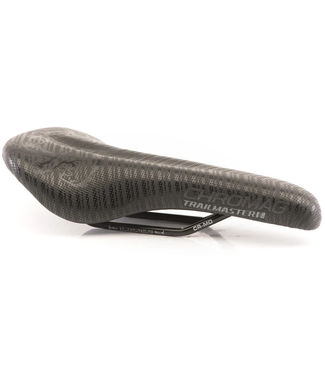 Chromag CHROMAG SADDLE TRAILMASTER LEATHER WITH CHROMOLY RAILS BLACK