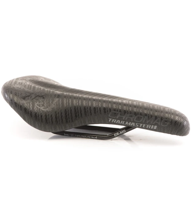 CHROMAG SADDLE TRAILMASTER LEATHER WITH CHROMOLY RAILS BLACK