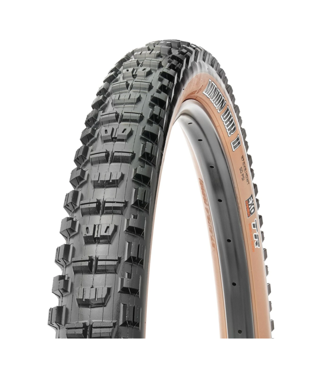 MAXXIS MINION DHR2 TIRE 29 X 2.4" EXO DUAL TLR TAN WALL