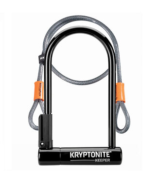 Kryptonite KRYPTONITE KEEPER 12 STD U-LOCK W/ 4' CABLE