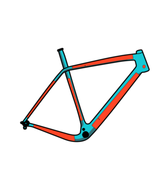 RIDEWRAP RIDEWRAP COVERED ROAD & GRAVEL FRAME KIT MATTE