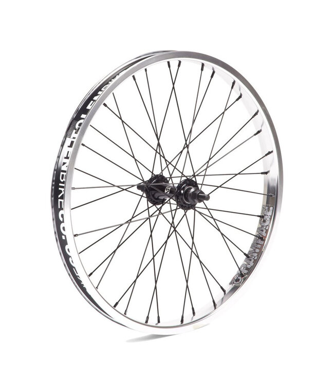STOLEN RAMPAGE 20" FRONT WHEEL 10MM POLISHED SILVER