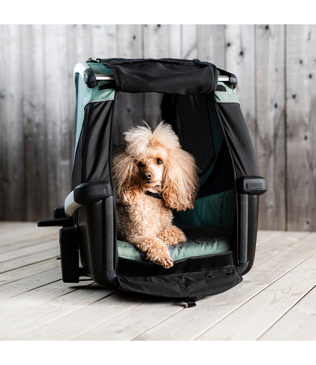 THULE CHARIOT BEXEY DOG TRAILER HAZY GREEN LARGE