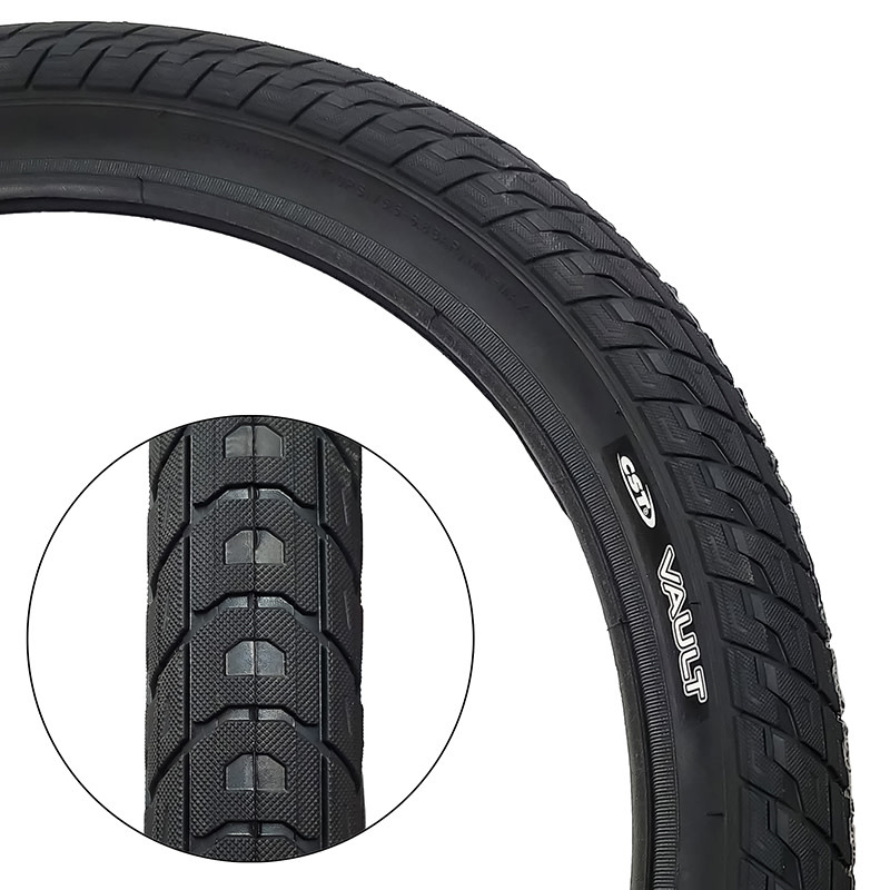 Pneu CST Vault 20 X 1,95 - Noir, Tringle Acier - Neuf
