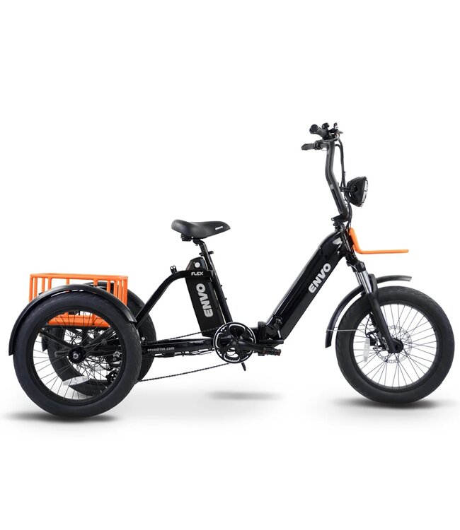 ENVO FLEX FAT TIRE ADULT TRIKE BLACK/ORANGE