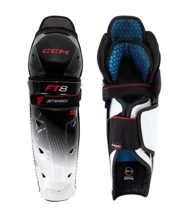 CCM JETSPEED FT8 SHIN PADS SR