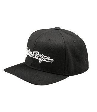 TROY LEE DESIGNS CURVED SNAPBACK BLACK