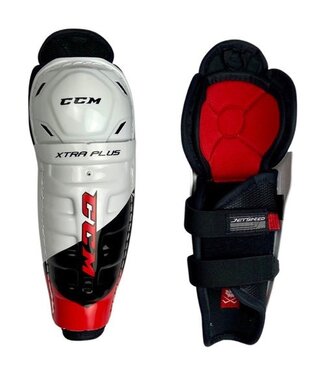 CCM JETSPEED XTRA PLUS SHIN PADS YTH
