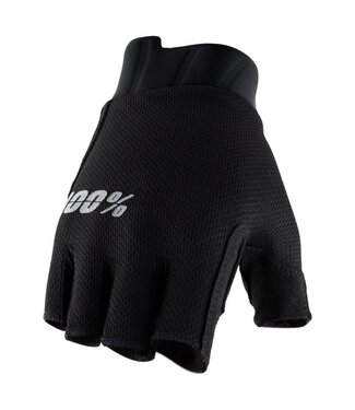 100% 100% SLING SF WOMENS HALF FINGER GLOVE BLACK