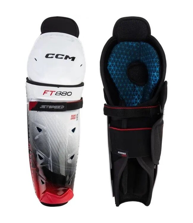 CCM JETSPEED FT880 SHIN PADS JR