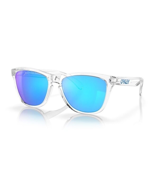 OAKLEY FROGSKIN CRYSTAL CLEAR W/PRIZM SAPPHIRE IRIDIUM