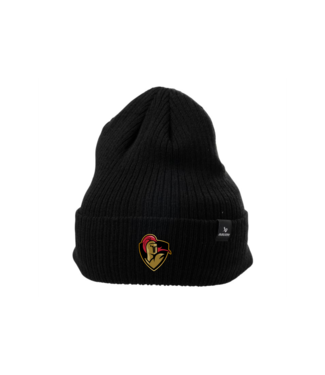 CRUSADERS BAUER TEAM RIBBED TOQUE OSFA BLACK