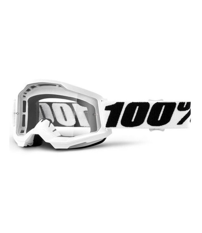 100% STRATA 2 SR GOGGLES W/ CLEAR LENS
