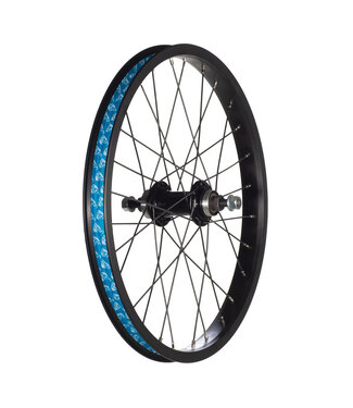 49N 18" BMX REAR WHEEL 3/8" FLIP FLOP FREEWHEEL BLACK