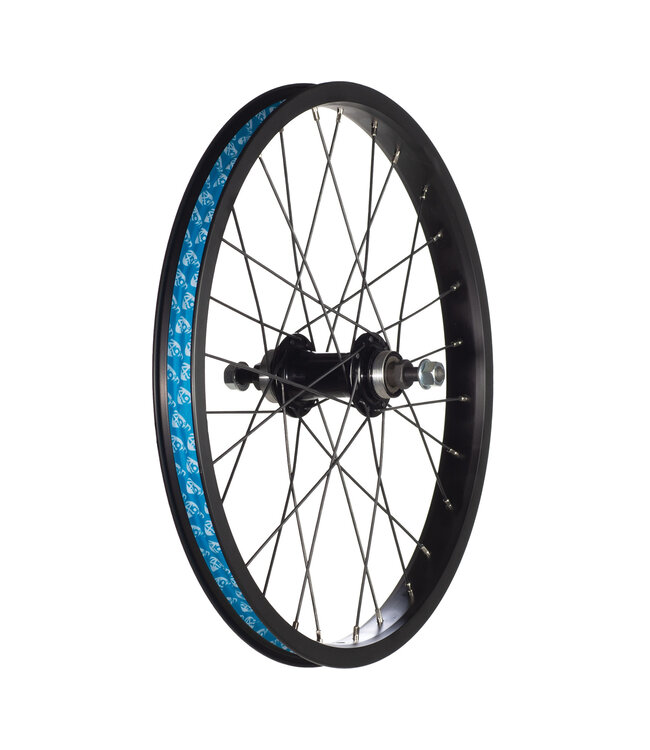 49N 18" BMX REAR WHEEL 3/8" FLIP FLOP FREEWHEEL BLACK