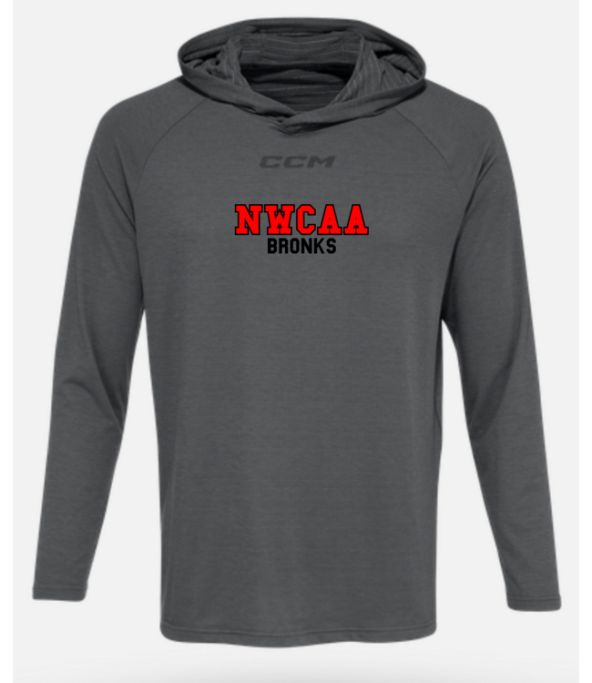 NWCAA CCM LIGHTWEIGHT TEAM HOODIE GREY