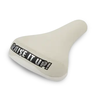 SE BIKES SEAT RAISE IT UP! WHITE