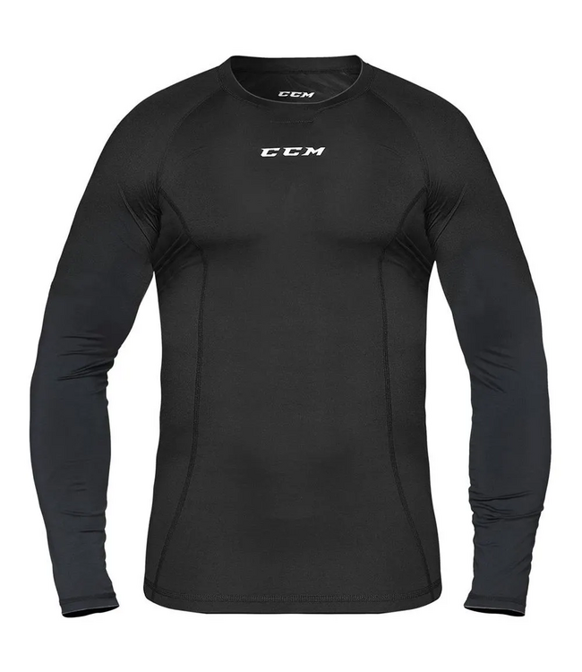 CCM MENS PERFORMANCE COMPRESSION LONG SLEEVE SHIRT SR S18