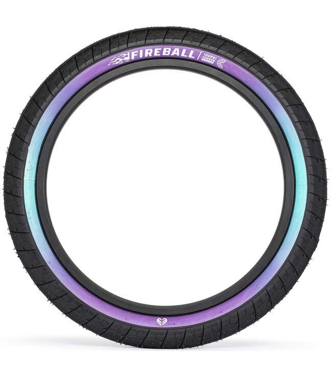 ECLAT FIREBALL TIRE 20 X 2.40" PURPLE/TEAL