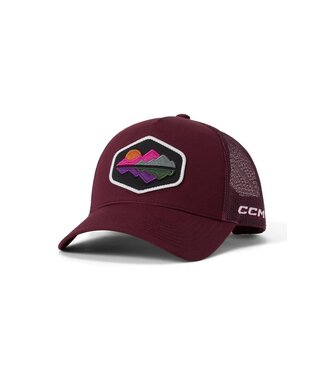 CCM WINTER DARK CHERRY TRUCKER HAT
