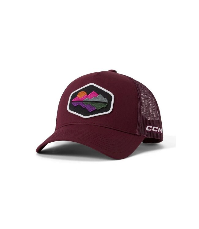 CCM WINTER DARK CHERRY TRUCKER HAT