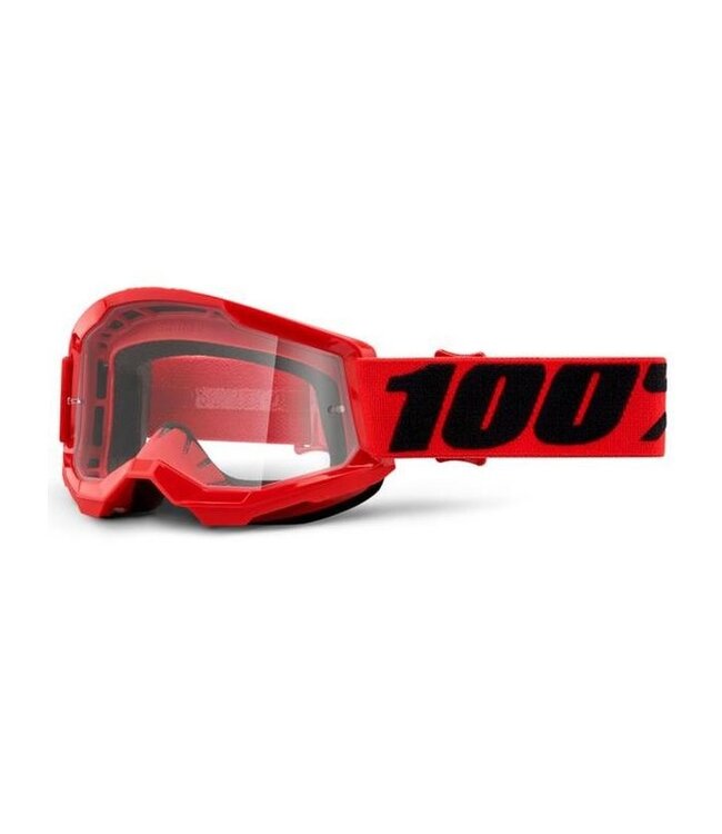 100% STRATA 2 JR YOUTH GOGGLES W/ CLEAR LENS