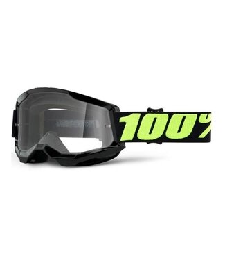 100% STRATA 2 SR GOGGLES W/ CLEAR LENS  SOLAR ECLIPSE