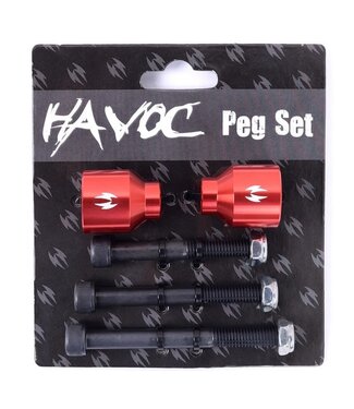 Havoc HAVOC PEG KIT SHORT RED