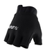 100% Exceeda Half Finger Glove Black