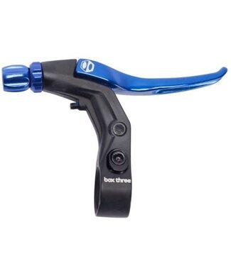 Box BOX THREE SHORT REACH V-POINT BRAKE LEVER BLUE