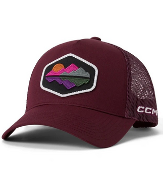 CCM CCM WINTER DARK CHERRY TRUCKER HAT SNAPBACK