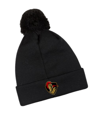 CCM CRUSADERS CCM POM KNIT TOQUE BLACK HPM3TB