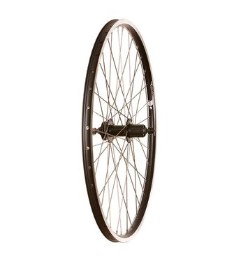 EVO EVO TOUR 19 27.5" REAR WHEEL DISC CASSETTE QR BLACK (SILVER SPOKES)