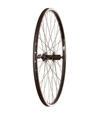 EVO EVO TOUR 19 29"/700C REAR WHEEL DISC CASSETTE QR BLACK (SILVER SPOKES)