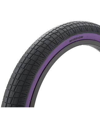 Mission MISSION FLEET TIRE 20 X 2.4" BLACK/PURPLE WALL