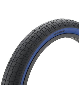 Mission MISSION FLEET TIRE 20 X 2.4" BLACK/BLUE WALL