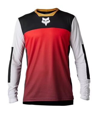 Fox FOX DEFEND AURORA LS JERSEY RED/WHITE