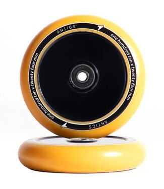 ANTICS ANTICS ECLIPSE SCOOTER WHEEL 110MM (EACH) BLACK/SAND ORANGE