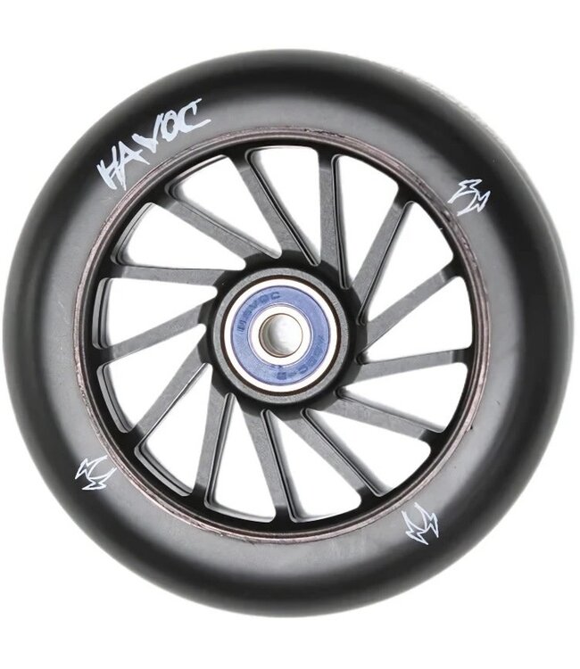 HAVOC WHEEL 110MM X 24MM DEJION BLACK (EACH)