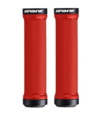 Spank SPANK SPOON LOCK ON GRIPS RED
