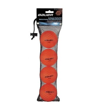 Bauer Bauer Hockey Ball Warm Orange (4 Pack)