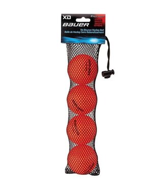 Bauer BAUER XTREME DENSITY BALL ORANGE 4 PACK