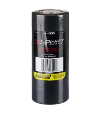 Lowrys LOWRY 30 X 12 BLACK TAPE (6 PACK)